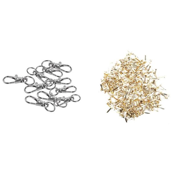 hooks & rails 10pcs metal clasp swivel trigger clips snap key ring bags with 300pcs 19mm paper fasteners tub350
hooks & rails 10pcs metal clasp swivel trigger clips snap key ring bags with 300pcs 19mm paper fasteners tub350