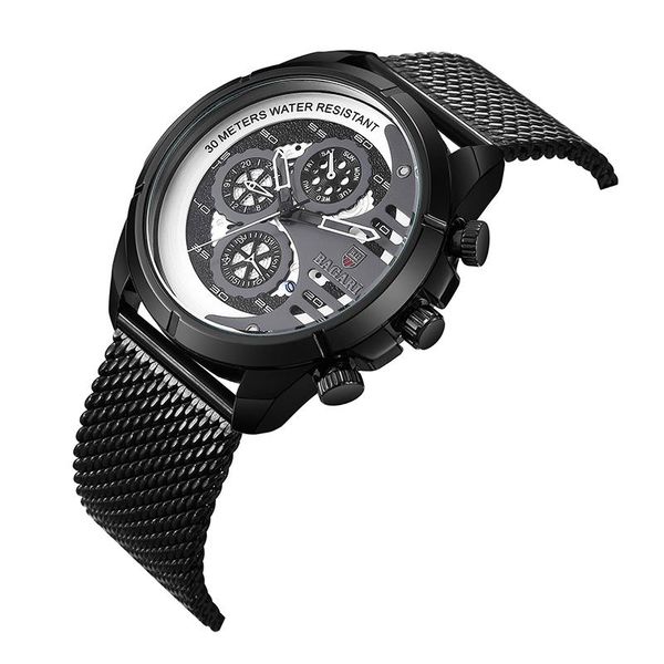wristwatches bagari brand men's watches all dial work military wrist watch luxury male stainless sport waterproof quartz clock, Slivery;brown
wristwatches bagari brand men's watches all dial work military wrist watch luxury male stainless sport waterproof quartz clock, Slivery;brown