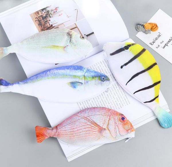creative stationery sea fish pencil bag high simulation pen case modeling pouch bags
creative stationery sea fish pencil bag high simulation pen case modeling pouch bags