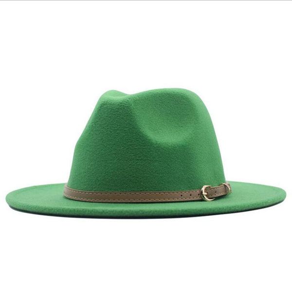 wide brim hats men women wool felt fedora hat belt buckle decorated panama jazz cap lady formal trilby, Blue;gray
wide brim hats men women wool felt fedora hat belt buckle decorated panama jazz cap lady formal trilby, Blue;gray