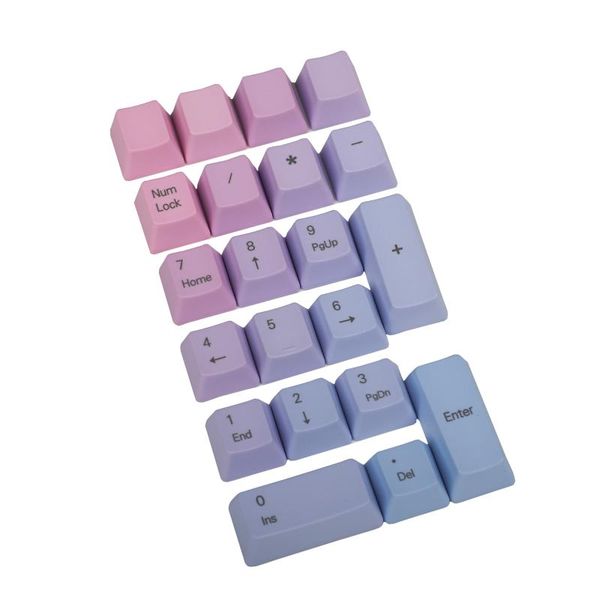 keyboards oem profile 21 key side printed blank sunset rainbow pbt keycaps for mechanical keyboard cherry mx switches numpad
keyboards oem profile 21 key side printed blank sunset rainbow pbt keycaps for mechanical keyboard cherry mx switches numpad