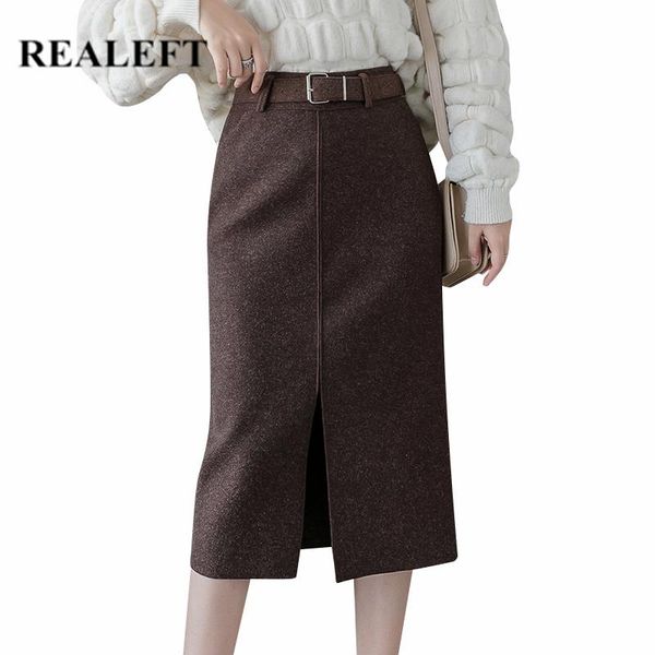 skirts realeft autumn winter vintage woolen sashes midi high waist sheath pencil knee-length split wrap female 2021, Black
skirts realeft autumn winter vintage woolen sashes midi high waist sheath pencil knee-length split wrap female 2021, Black
