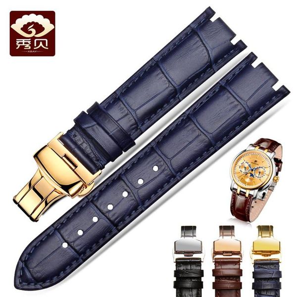 watch bands genuine leather watchband concave mouth 16mm 20mm black brown blue with push-button clasp for rossini-5565
watch bands genuine leather watchband concave mouth 16mm 20mm black brown blue with push-button clasp for rossini-5565