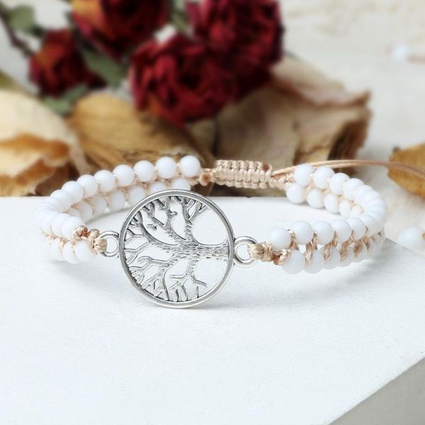 beaded, strands charm sliver color 4mm white magnetic double row of knitting bracelet yoga natural stone braid bangles jewelry gift for coup, Black
beaded, strands charm sliver color 4mm white magnetic double row of knitting bracelet yoga natural stone braid bangles jewelry gift for coup, Black
