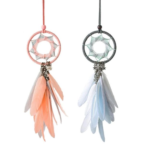 mini 38cm dream catchers hanging car kids nursay room decoration style feathers pendants bag key chains wind chimes decorative object object
mini 38cm dream catchers hanging car kids nursay room decoration style feathers pendants bag key chains wind chimes decorative object object