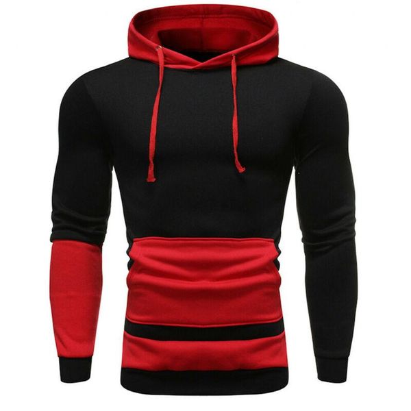 men's hoodies & sweatshirts men pullover sweatshirt slim sport patchwork color block fashion male clothing hooded long sleeve drawstrin, Black
men's hoodies & sweatshirts men pullover sweatshirt slim sport patchwork color block fashion male clothing hooded long sleeve drawstrin, Black