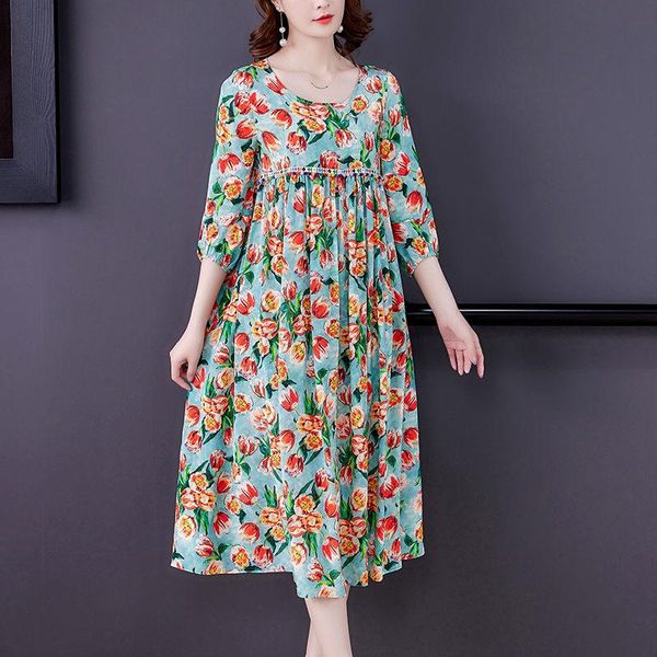casual dresses korean clothing fashion floral dress for women summer 2021 plus size 4xl loose female printed retro robes zh1260, Black;gray
casual dresses korean clothing fashion floral dress for women summer 2021 plus size 4xl loose female printed retro robes zh1260, Black;gray