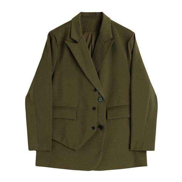 women's suits & blazers suit jacket korean style fashion design double placket ladies autumn casual office, White;black
women's suits & blazers suit jacket korean style fashion design double placket ladies autumn casual office, White;black