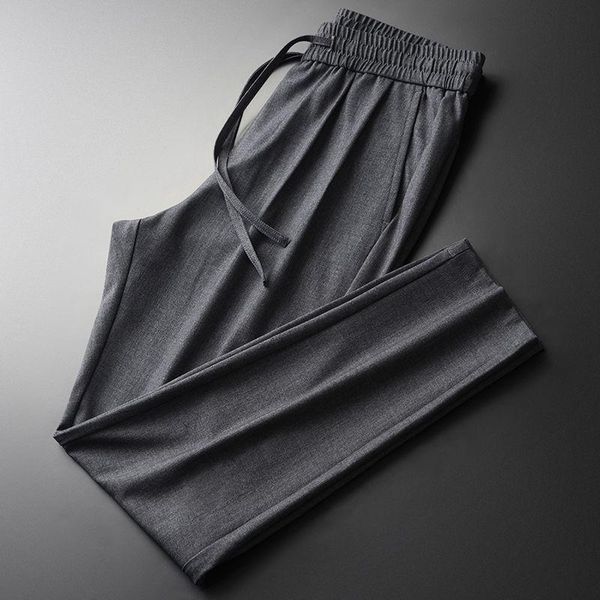 men's pants 2021 summer light casual young and middle-aged fashion elastic waist drawstring breathable straight for, Black
men's pants 2021 summer light casual young and middle-aged fashion elastic waist drawstring breathable straight for, Black