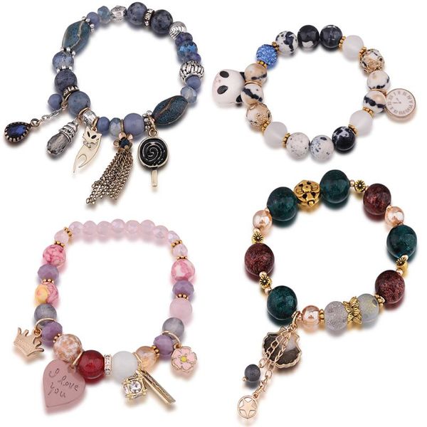 bangle natural stone handmade beaded colorful gorgeous simple jewelry bracelet adjustable glamour women accessories, Black
bangle natural stone handmade beaded colorful gorgeous simple jewelry bracelet adjustable glamour women accessories, Black