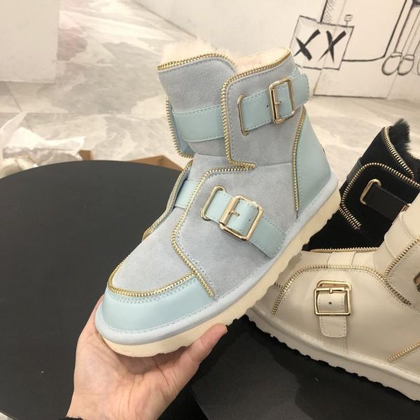 boots winter short plush keep warm snow fashion round toe strappy ankle low-heeled non-slip women shoes zapatillas mujer, Black
boots winter short plush keep warm snow fashion round toe strappy ankle low-heeled non-slip women shoes zapatillas mujer, Black