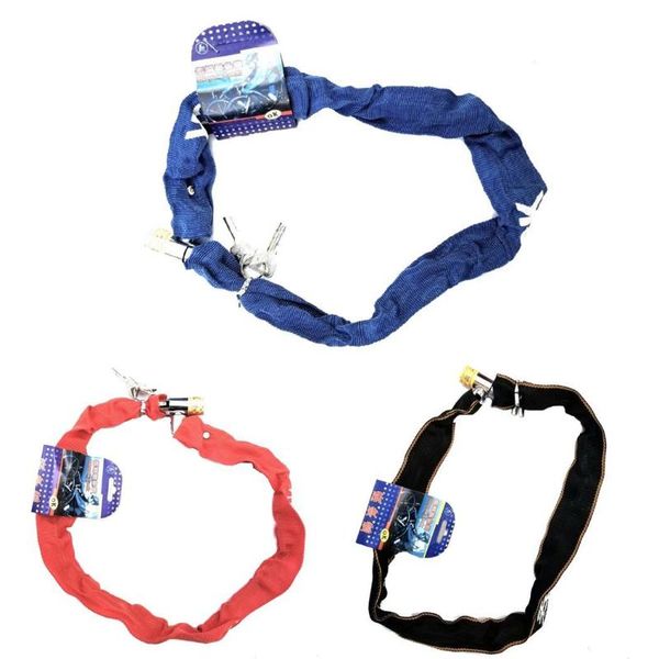 bike locks anti-theft bicycle steel chain lock mtb red, blue, black security 80cm/31.5inch
bike locks anti-theft bicycle steel chain lock mtb red, blue, black security 80cm/31.5inch