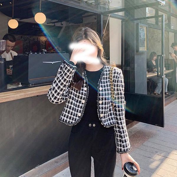 women's two piece pants black wind coat women's autumn winter 2021 style short knitted thousand bird check cardigan small suit cel, White
women's two piece pants black wind coat women's autumn winter 2021 style short knitted thousand bird check cardigan small suit cel, White