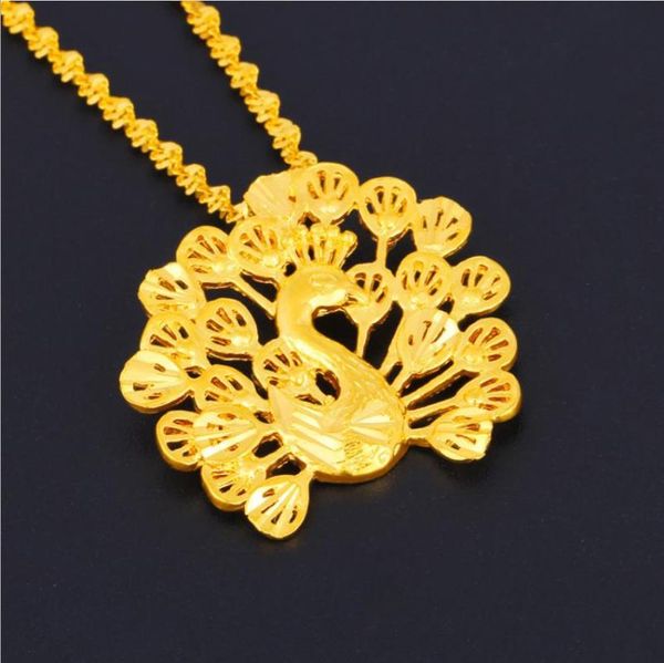 pendant necklaces hi fashion 24k gold peacock necklace for girlfriend women wedding jewelry with chain choker birthday gift, Silver
pendant necklaces hi fashion 24k gold peacock necklace for girlfriend women wedding jewelry with chain choker birthday gift, Silver