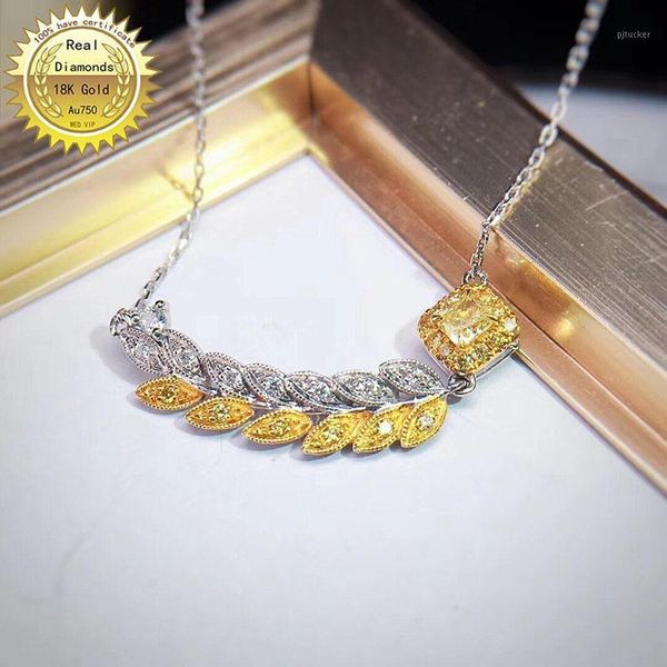 chains 18k gold necklace natural 0.17ct yellow diamond and 0.18ct white diamonds 0011, Silver
chains 18k gold necklace natural 0.17ct yellow diamond and 0.18ct white diamonds 0011, Silver