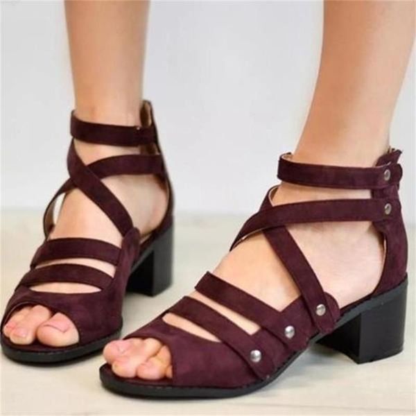 womens 2021 new suede solid color hollow fish mouth back zipper mid-heel comfortable and fashionable all-match sandals 1kb044, Black
womens 2021 new suede solid color hollow fish mouth back zipper mid-heel comfortable and fashionable all-match sandals 1kb044, Black