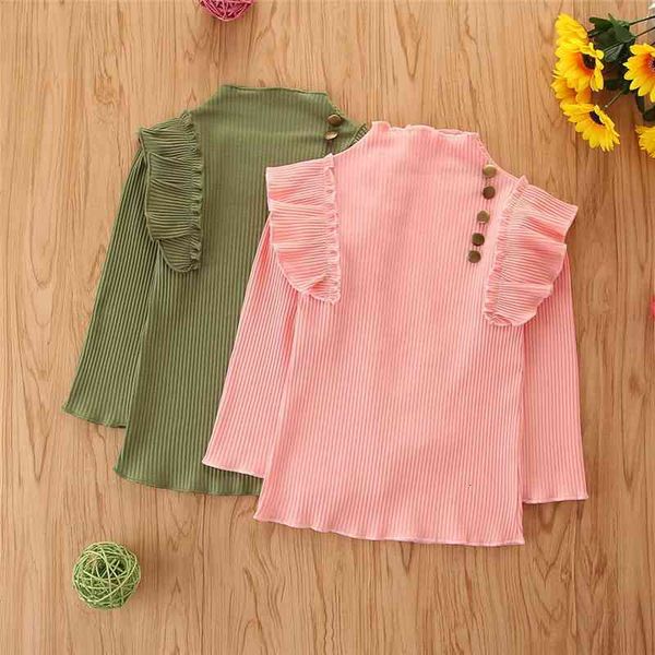 1-6y fashion kids girls clothes sets 2pcs ruffles solid knit long sleeve pullover flare pants, White
1-6y fashion kids girls clothes sets 2pcs ruffles solid knit long sleeve pullover flare pants, White