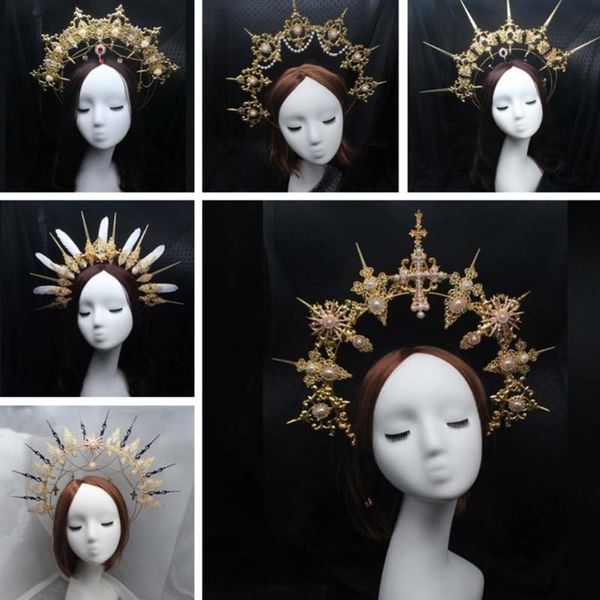 hair clips & barrettes gothic lolita tiara crown headband diy material package halloween vintage sun goddess baroque wedding headpiece, Golden;silver
hair clips & barrettes gothic lolita tiara crown headband diy material package halloween vintage sun goddess baroque wedding headpiece, Golden;silver