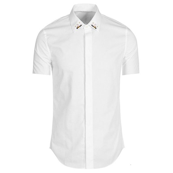 men's casual shirts classic cotton men's shirt, short sleeve bee embroidery, spider star, fashion, in 2021, a56, White;black
men's casual shirts classic cotton men's shirt, short sleeve bee embroidery, spider star, fashion, in 2021, a56, White;black