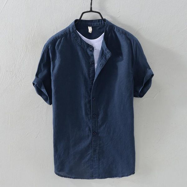 men's casual shirts 2021 summer vintage mens shirt cotton linen loose solid short sleeve button harajuku brand blouse, White;black
men's casual shirts 2021 summer vintage mens shirt cotton linen loose solid short sleeve button harajuku brand blouse, White;black