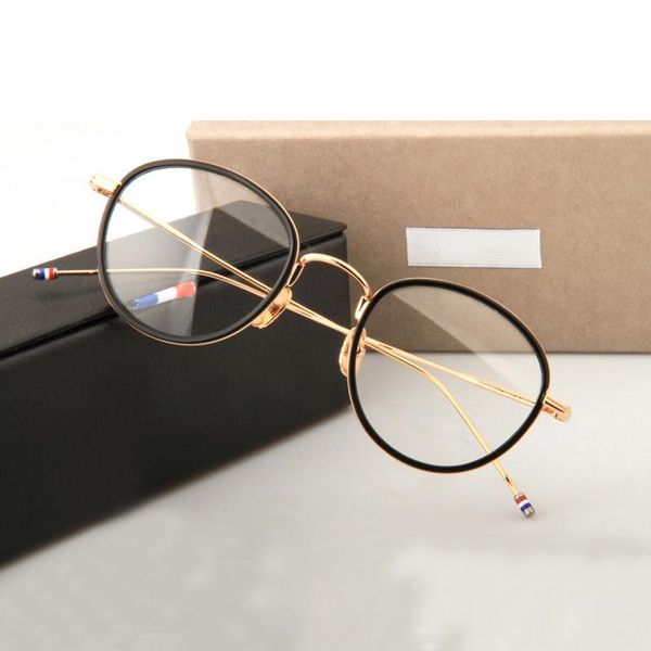 fashion sunglasses frames brand design alloy acetate glasses frame men women vintage round prescription eyeglasses tb905 myopia optical eyew, Black
fashion sunglasses frames brand design alloy acetate glasses frame men women vintage round prescription eyeglasses tb905 myopia optical eyew, Black