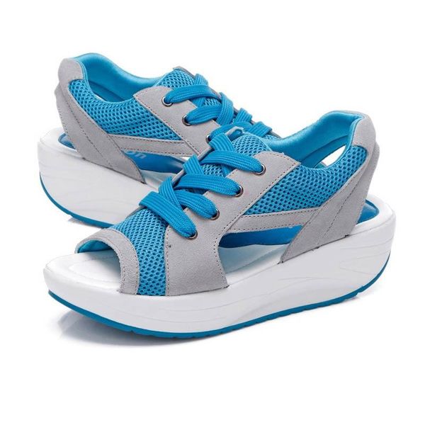 summer shoes women sandals 2021 fish head lace-up wedge female breathable casual woman sneakers, Black
summer shoes women sandals 2021 fish head lace-up wedge female breathable casual woman sneakers, Black