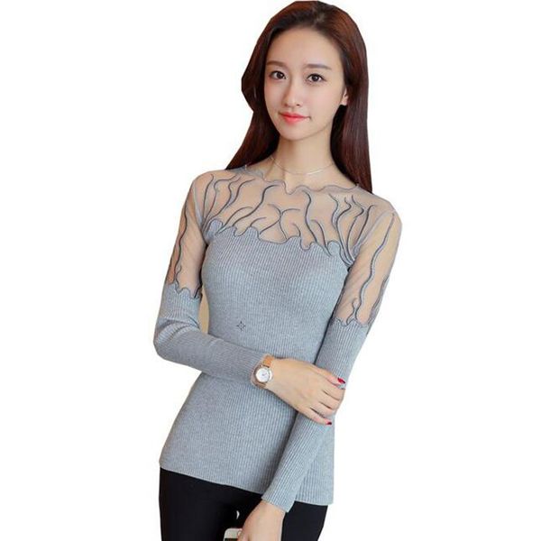 women's sweaters 2021 head lace flounces korean sweater slim female long sleeved shirt color, White;black
women's sweaters 2021 head lace flounces korean sweater slim female long sleeved shirt color, White;black