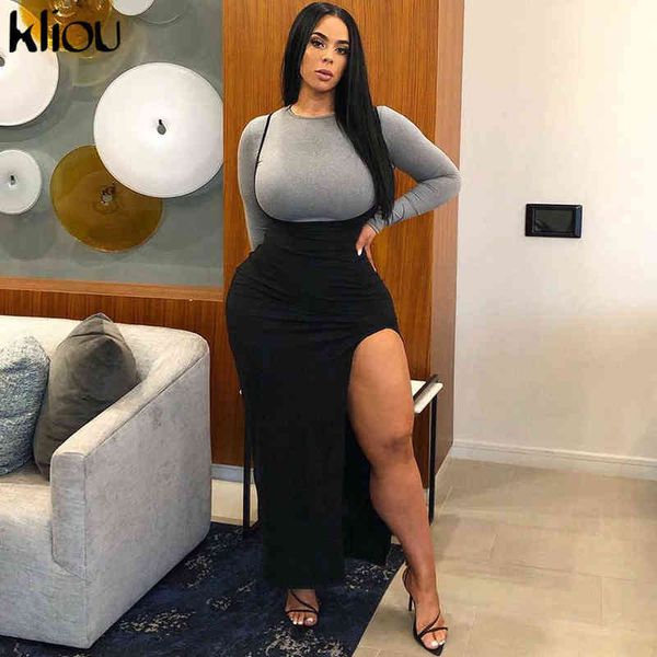 kliou woman black high elastic sleeveless sling slim fit backless dress new casual high split streetwear bodycon dress y1204, Black;gray
kliou woman black high elastic sleeveless sling slim fit backless dress new casual high split streetwear bodycon dress y1204, Black;gray