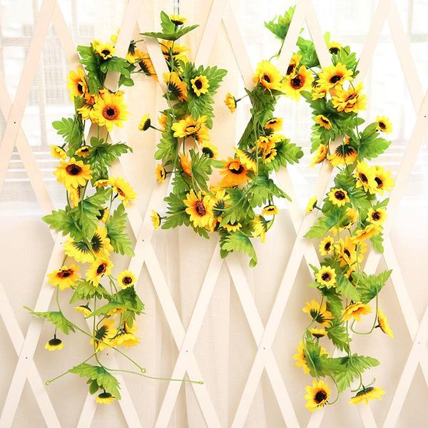 decorative flowers & wreaths artificial sunflower rattan air conditioning water pipe decoration fruit shop shopping mall kindergarten ceilin
decorative flowers & wreaths artificial sunflower rattan air conditioning water pipe decoration fruit shop shopping mall kindergarten ceilin