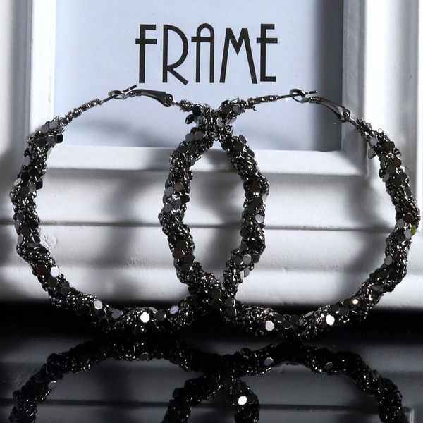 antique black stone large hoop earrings for women vintage punk statement 5/6cm circle female fashion jewelry & huggie, Golden;silver
antique black stone large hoop earrings for women vintage punk statement 5/6cm circle female fashion jewelry & huggie, Golden;silver