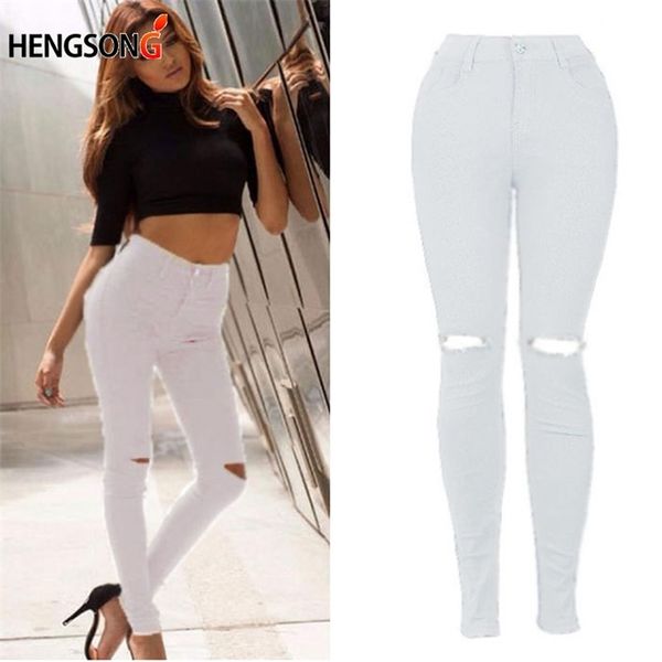 new white hole ripped jeans women cool denim high waist elastic pants capris female skinny black casual pencil jeans ho833795, Blue
new white hole ripped jeans women cool denim high waist elastic pants capris female skinny black casual pencil jeans ho833795, Blue