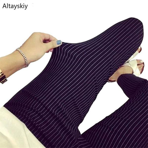 women's pants & capris women large size elastic korean style striped pencil long trousers womens leisure spring autumn 2021 chic elegan, Black;white
women's pants & capris women large size elastic korean style striped pencil long trousers womens leisure spring autumn 2021 chic elegan, Black;white