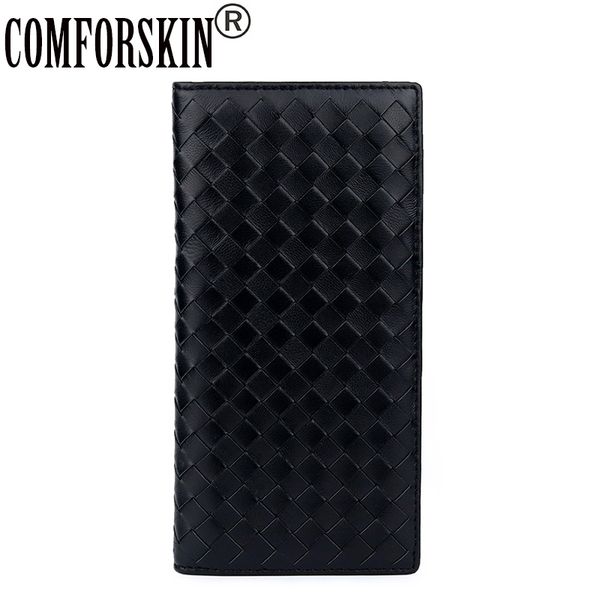 classic wallets comforskin luxury brand men wave knitting sheepskin leather 's purse dropshipping card s for long clutch, Red;black
classic wallets comforskin luxury brand men wave knitting sheepskin leather 's purse dropshipping card s for long clutch, Red;black