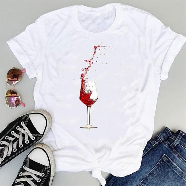 watercolor wine cute trend women 90s graphic summer short sleeve fashion print female clothes tees t shirt, White
watercolor wine cute trend women 90s graphic summer short sleeve fashion print female clothes tees t shirt, White