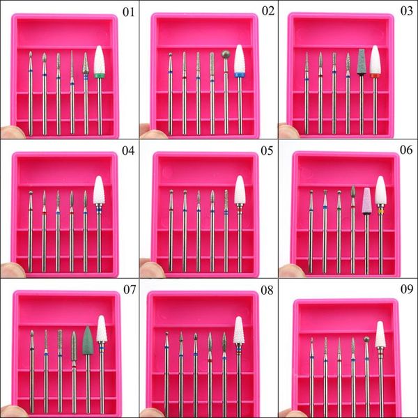 nail art equipment 6pcs tungsten carbide/ceramic steel sanding bit set manicure machine milling cutter electric accessories, Silver
nail art equipment 6pcs tungsten carbide/ceramic steel sanding bit set manicure machine milling cutter electric accessories, Silver