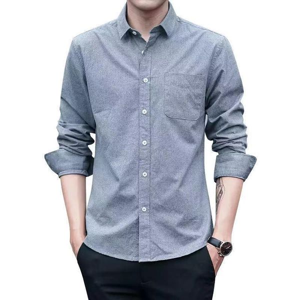 men's casual shirts 2021 spring autumn long sleeve shirt single chest pocket regular-fit turn-down collar work, White;black
men's casual shirts 2021 spring autumn long sleeve shirt single chest pocket regular-fit turn-down collar work, White;black
