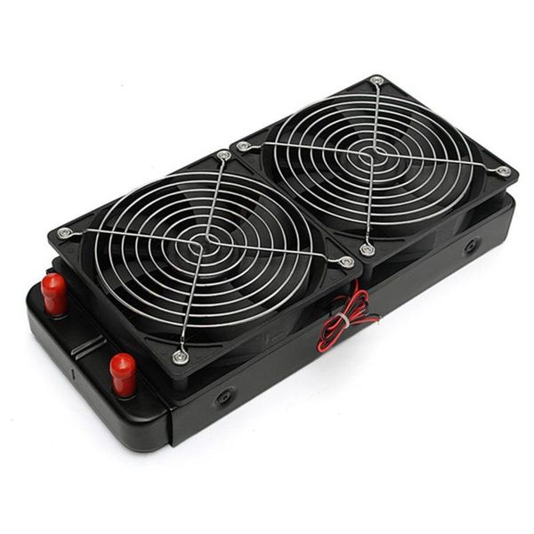 240mm water cooling radiator 18 tubes aluminum cpu heatsink dual fan heat exchanger for pc computer fans & coolings
240mm water cooling radiator 18 tubes aluminum cpu heatsink dual fan heat exchanger for pc computer fans & coolings