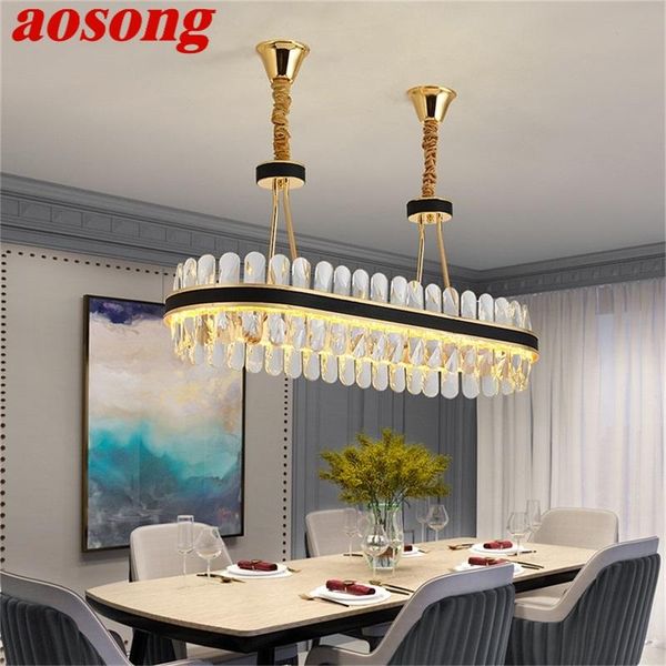chandeliers aosong oval chandelier crystal pendant lamp postmodern home leather round light fixture for living dining room
chandeliers aosong oval chandelier crystal pendant lamp postmodern home leather round light fixture for living dining room