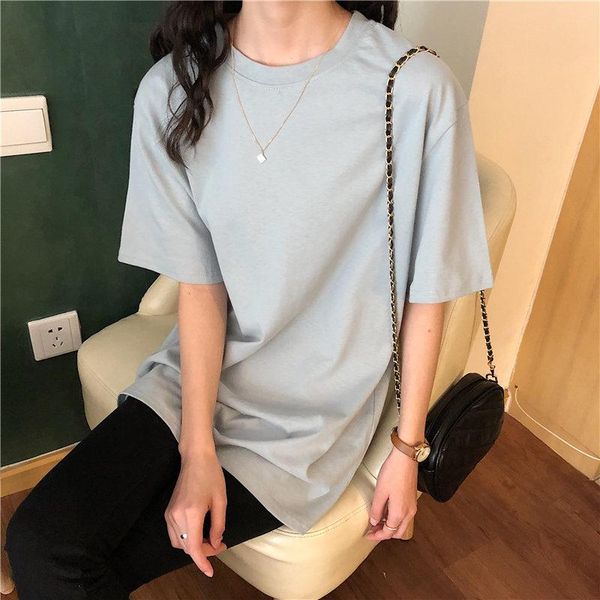 women's t-shirt 2021 soft loose solid fresh summer women fashion natural short basic shirt 4 colors, White
women's t-shirt 2021 soft loose solid fresh summer women fashion natural short basic shirt 4 colors, White