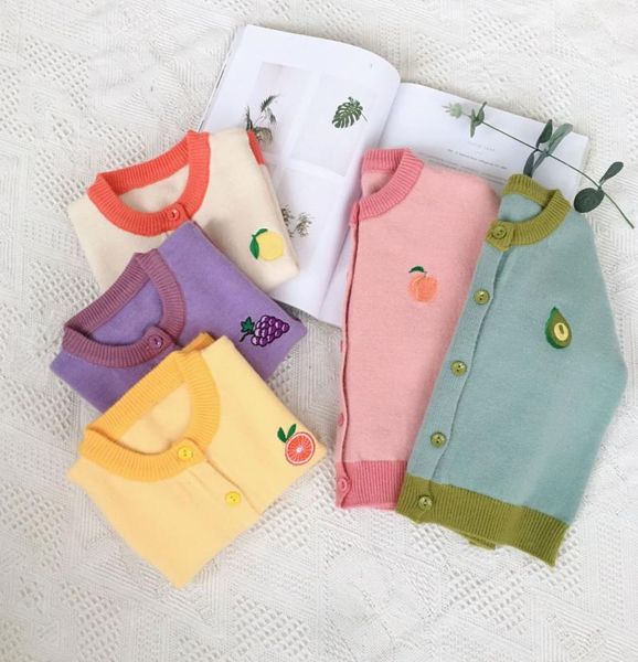 children knitted cardigan sweater jacket 2021 spring autumn kids fruit embroidery girls and boys sweaters coat clothes, Blue
children knitted cardigan sweater jacket 2021 spring autumn kids fruit embroidery girls and boys sweaters coat clothes, Blue