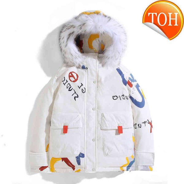 winter evil graffiti down jacket couples harajuku streetwear hip hop parka hooded white duck coat warm bomber jackets men, Black
winter evil graffiti down jacket couples harajuku streetwear hip hop parka hooded white duck coat warm bomber jackets men, Black