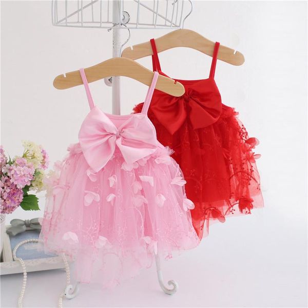 girl's dresses children cute baby girls sundress bowknot vest dress toddler kids cotton sleeveless outfit princess mesh, Red;yellow
girl's dresses children cute baby girls sundress bowknot vest dress toddler kids cotton sleeveless outfit princess mesh, Red;yellow