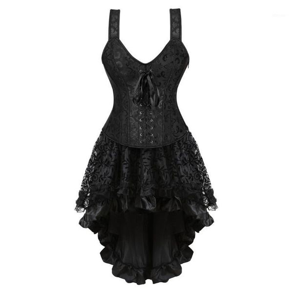 bustiers & corsets black corset dresses for women straps overbust and with steampunk skirts burlesque gothic clothing plus size 6x, Black;white
bustiers & corsets black corset dresses for women straps overbust and with steampunk skirts burlesque gothic clothing plus size 6x, Black;white