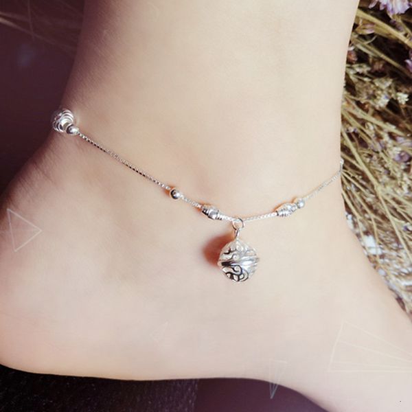 anklets guochao s925 sterling silver palace bell anklet smooth hollow out shape will not ring wind ball female, Red;blue
anklets guochao s925 sterling silver palace bell anklet smooth hollow out shape will not ring wind ball female, Red;blue