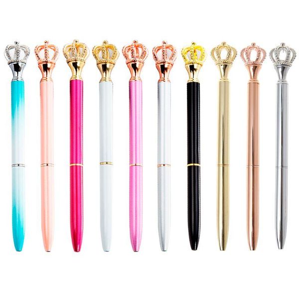 exquisite shining crown ballpoint pen crystal diamond writing tool office supplies student stationery 2xpa wholesales pens, Blue;orange
exquisite shining crown ballpoint pen crystal diamond writing tool office supplies student stationery 2xpa wholesales pens, Blue;orange