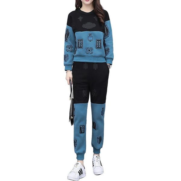 women's two piece pants blue tracksuits thick 2 set women sportswear fitness co-ord outfits plus size large 4xl 5xl pant suits winter c, White
women's two piece pants blue tracksuits thick 2 set women sportswear fitness co-ord outfits plus size large 4xl 5xl pant suits winter c, White
