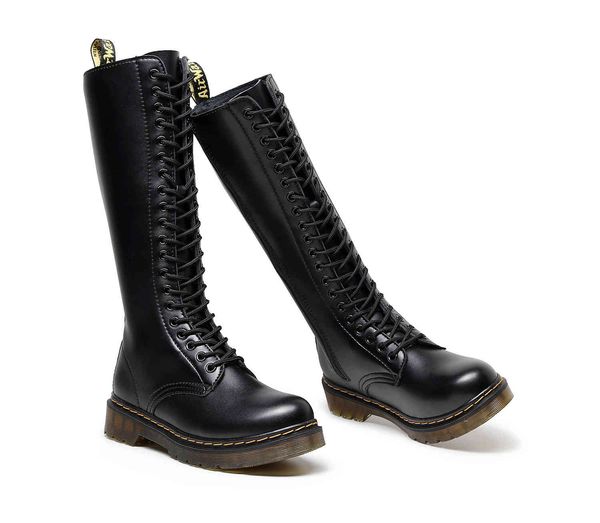 boots women's martens leather thigh high over-the-knee shoes for women flat uxf8, Black
boots women's martens leather thigh high over-the-knee shoes for women flat uxf8, Black