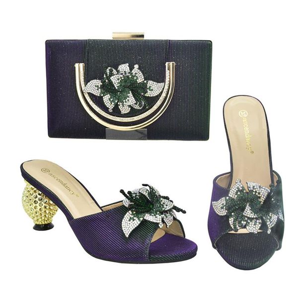 latest italian ladies shoes and bags to match set decorated with rhinestone nigerian matching party bag dress, Black
latest italian ladies shoes and bags to match set decorated with rhinestone nigerian matching party bag dress, Black