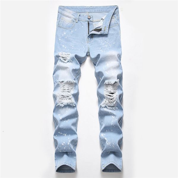 men's jeans summer jeans with holes, casual korean slim blue pants plus size 28- rnha
men's jeans summer jeans with holes, casual korean slim blue pants plus size 28- rnha
