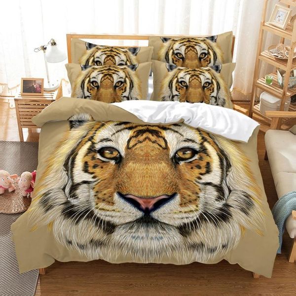 bedding sets 3d tiger design printed duvet quilt cover set comforter bed linen pillowcase king size animal
bedding sets 3d tiger design printed duvet quilt cover set comforter bed linen pillowcase king size animal